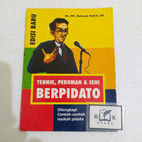 Image of teknik, pedoman & Seni Berpidato
