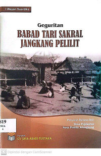 Image of Geguritan Babad Tari Sakral Jangkang Pelilit