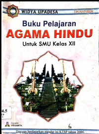 Image of Buku Pelajaran Agama Hindu untuk SMU Kelas XII