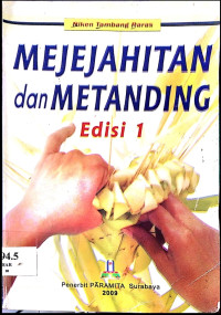 Image of Mejejahitan dan Metanding