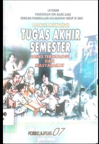 Image of Pedoman Pengembangan Tugas Akhir Semester