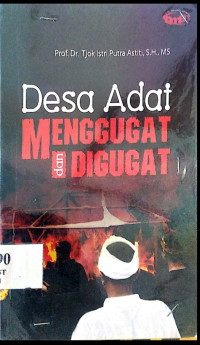 Image of Dasa Adat Menggugat dan Digugat