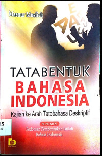 Image of Tata Bentuk Bahasa Indonesia
