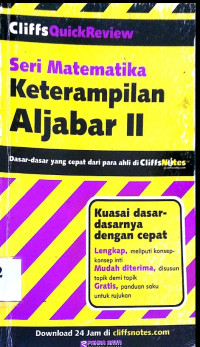 Image of Seri Matematika Keterampilan Aljabar II