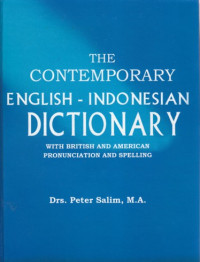 Image of The contemporary english - Indonesian dictionary: with british and american pronunciation and spelling vol.I (A-L) dan vol.II (M-Z)